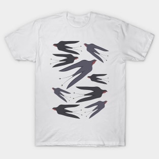 Minoan bronze age swallows illustration T-Shirt